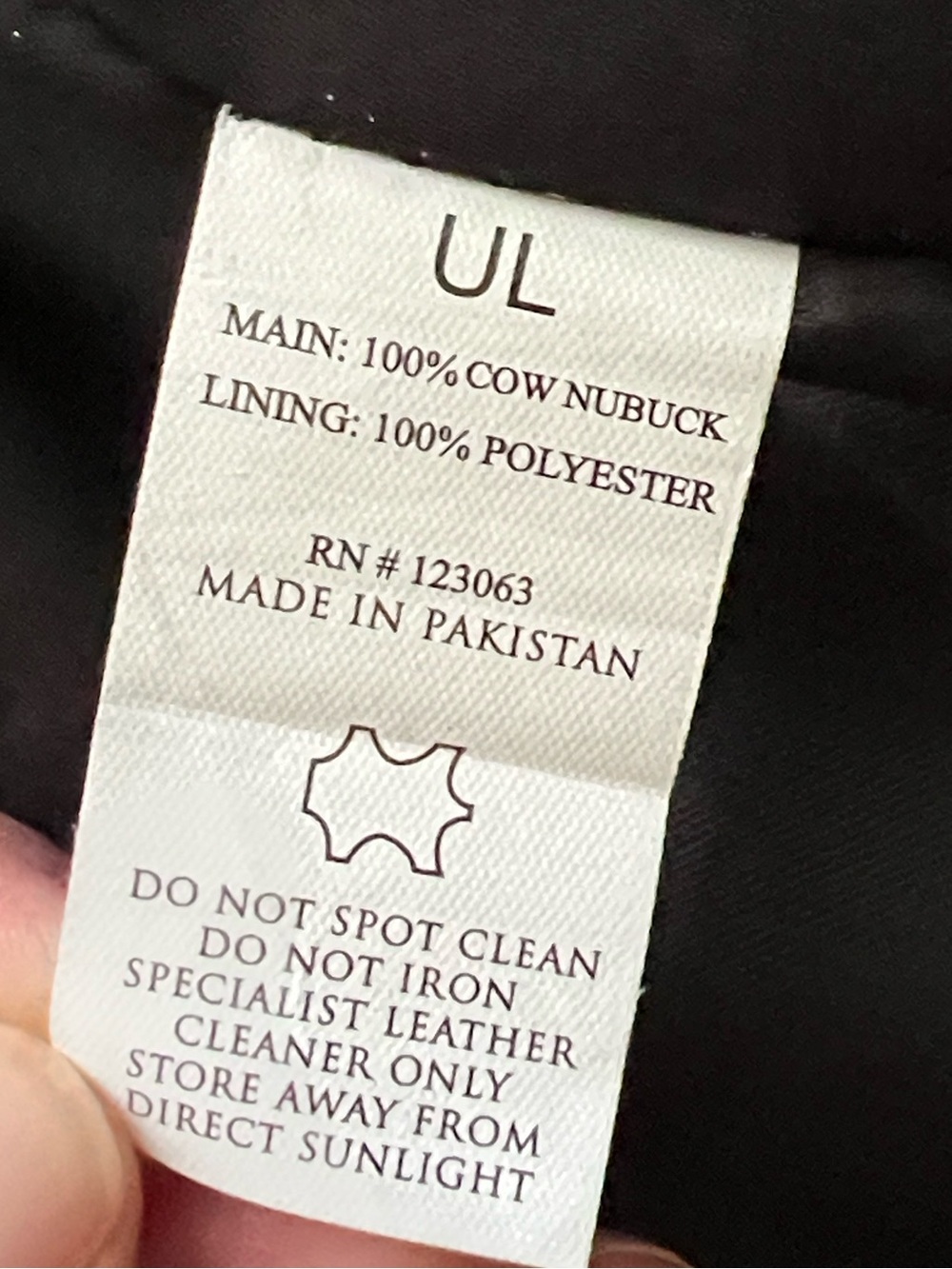 UNDERSTATED LEATHER Mustang Jacket in Marshmellow $495 small - Picture 12 of 16